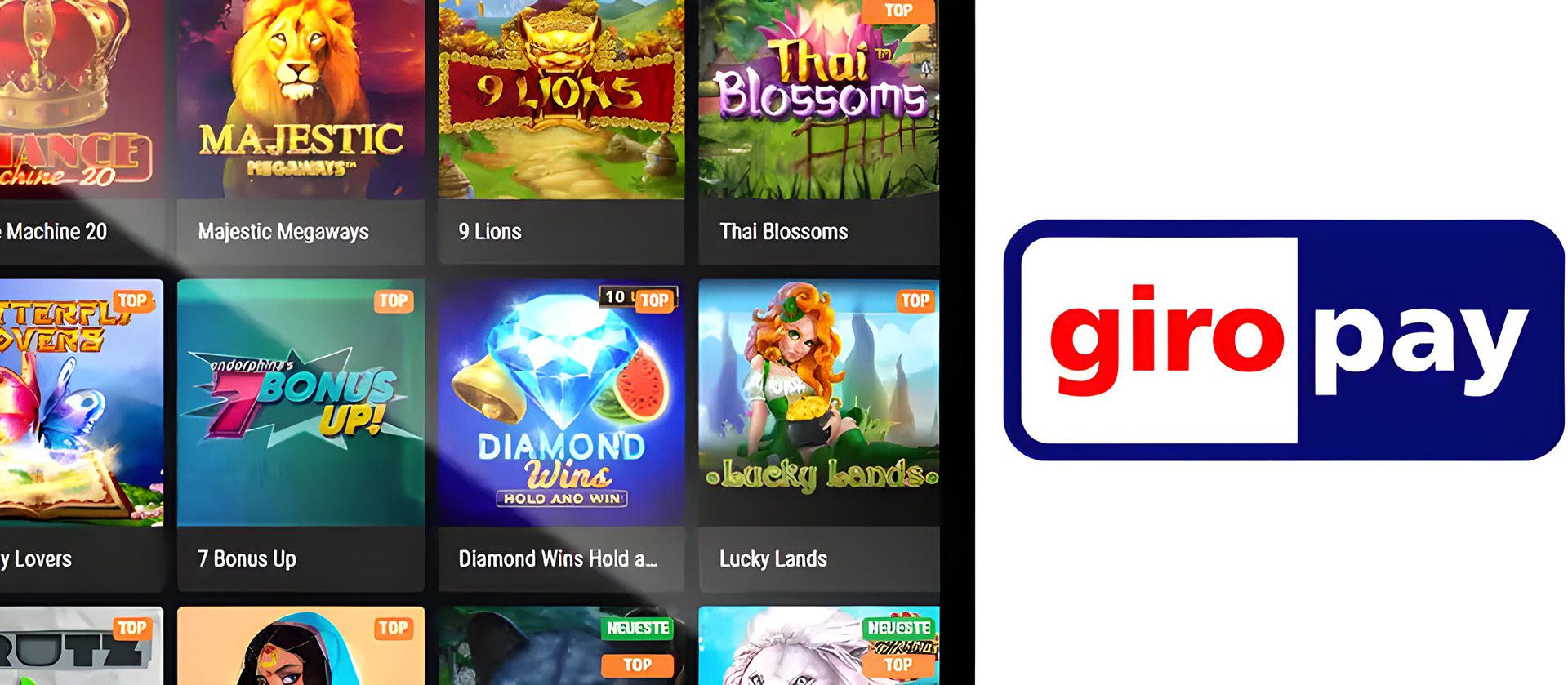 Casino slots GiroPay in Österreich.